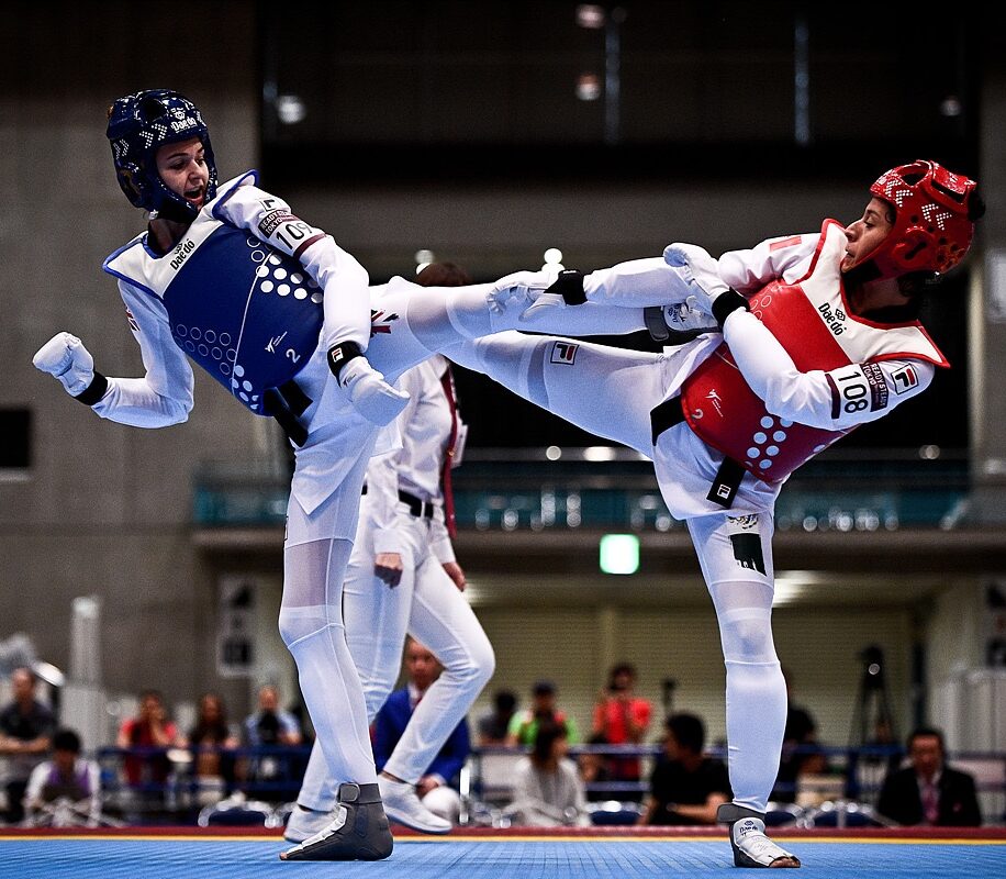 olympic style taekwondo competition training in Peterborough